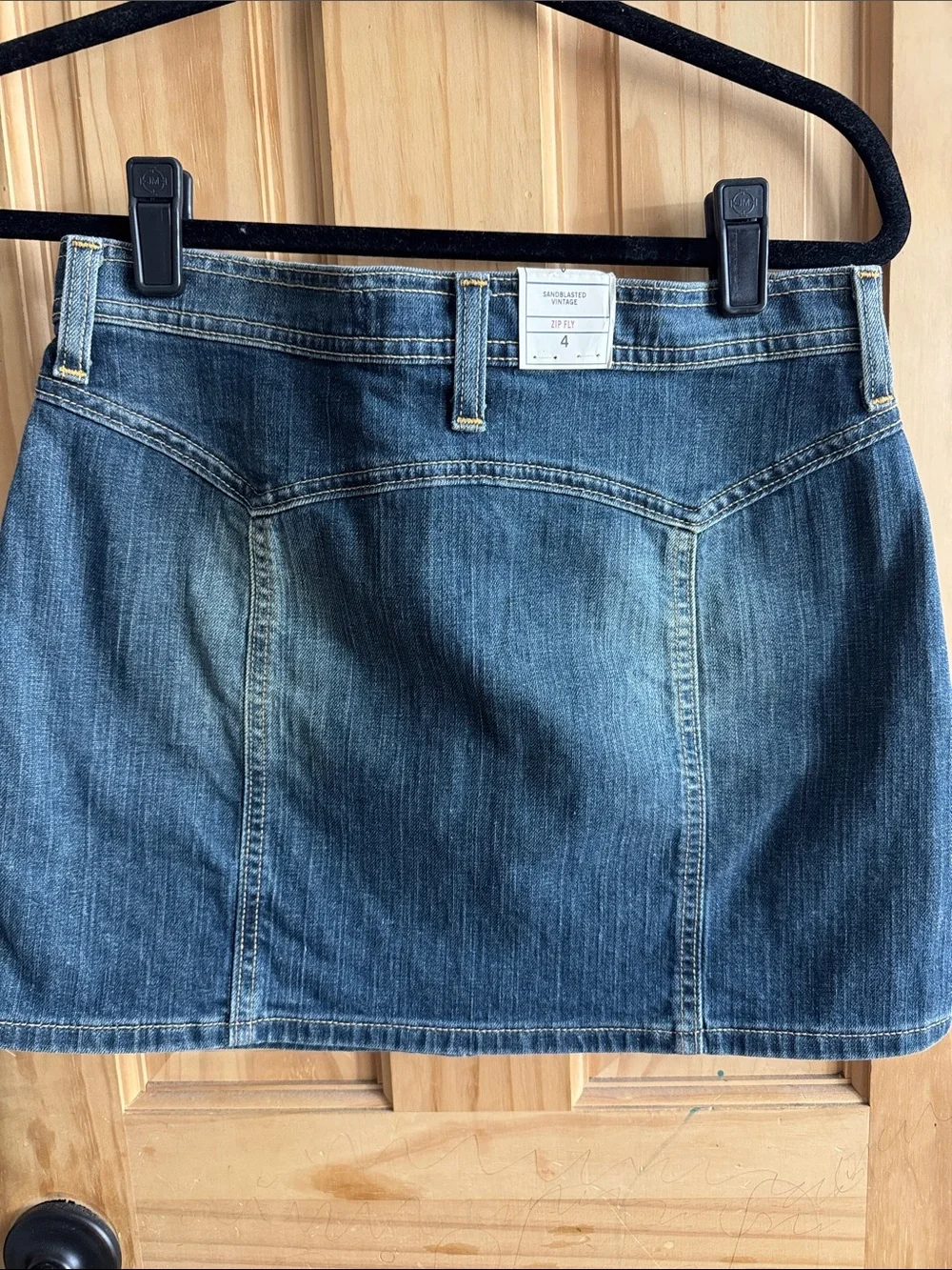 GAP Denim Mini Skirt - Blue Wash - Picture 2 of 3